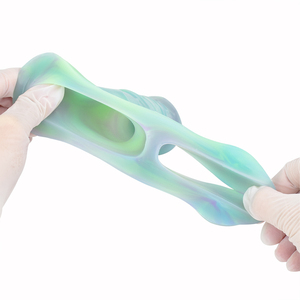 YOCY Fermer Tête Lumineux Silicone Cock Sleeves Sex Toys avec Testicule Manches Doux Pénis Plus Fort Extender Dick Cover pour Hommes - Product Image 2