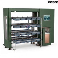 Trieur de commandes multi-niveaux à mur de placement, personnalisable, pour le tri de commandes par lots, direct usine, fonctionnement stable
