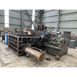 315Ton Fully Automatic Stainless Steel & Aluminum Alloy <b>Hydraulic</b> Horizontal Scrap Metal Baler Machine Gearbox for Recycling - Product Image 5