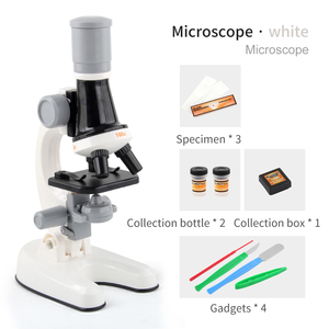 Microscope biologique optique LED, jouets éducatifs scientifiques, microscope pour enfants - Product Image 2