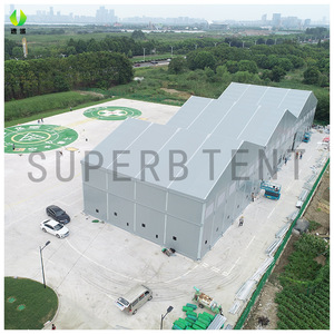 Hangar en A SpeedPai, structure en acier, porte enroulable flexible, entrepôt de stockage, design industriel - Product Image 4