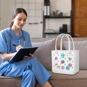 <b>Nurse</b> Charms for Bogg <b>Bags</b> <b>Nurse</b> Accessories for Women's Simply Southern Beach Totes Decoration Insert Accessory for Beach <b>Bag</b> - Product Image 6