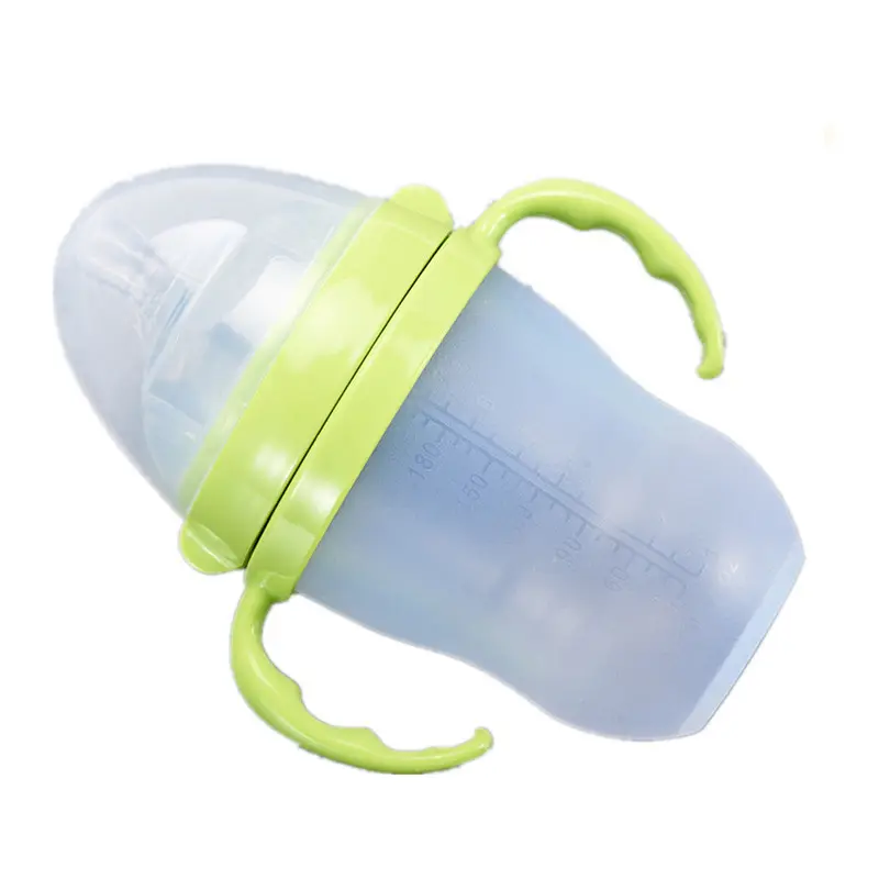 Best Selling Creative Custom BPA Free Baby Feeding Spoon Bottle Newborn Feeding Bottle with Straw