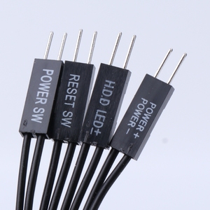 สายต่อขยายสวิตช์เมนบอร์ดขนาด 20 30 50 100 ซม. สำหรับไฟ LED/PLED/Reset <span class=keywords><strong>SW</strong></span>/<span class=keywords><strong>Power</strong></span> <span class=keywords><strong>SW</strong></span> - Product Image 5