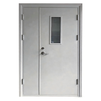 Puerta Blindada de Alto Rendimiento con Bisagras Ocultas para Proyectos de Edificios Comerciales, Puerta Empotrada para Edificios de Gran Altura, Certificación UL 10C para Hospitales