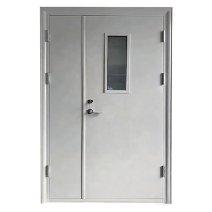 Puerta Blindada de Alto Rendimiento con Bisagras Ocultas para Proyectos de Edificios Comerciales, Puerta Empotrada para Edificios de Gran Altura, Certificación UL 10C para Hospitales - Product Image 5