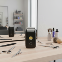 Rasoir portable RUCHA rechargeable par USB, rasoir sans fil pour la tête, mini rasoir à grille pour hommes