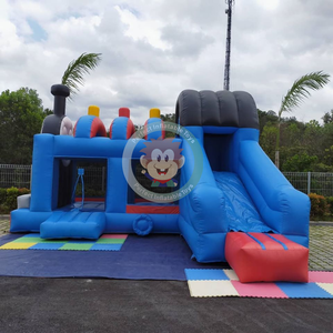 Case gonfiabili di rimbalzo per feste <span class=keywords><strong>Thomas</strong></span> il treno gonfiabile - Product Image 6