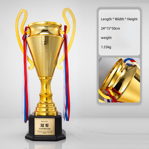 Vente chaude Sports cricket Award football Trophées personnalisables football tennis plaques en basket trophée en métal - Product Image 3