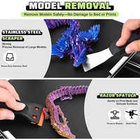 Kit d'accessoires pour imprimante 3D pour l'approvisionnement transfrontalier avec composants métalliques et plastiques