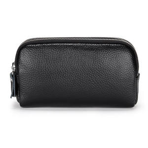 <b>Women</b> Clutch Phone Bag Genuine Cow Leather Three Zipper Long <b>Wallet</b> <b>Purse</b> Cowhide Ladies <b>Purses</b> - Product Image 5