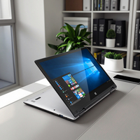 Nouveau PC Portable 2-en-1 Ultra-Fin 13,3 Pouces, Tablette Tactile Mini IPS FHD, Processeur Intel 5, Ordinateur Portable de Bureau