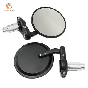 Motorcycle Rearview Side Motor Bar End Scooter Retro Rear View Sport Bike Universal Vintage Mirror