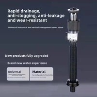 Nouveau drain de lavabo moderne et simple, universel, sans colle, anti-odeur, design horizontal et vertical pour plans de travail d'évier