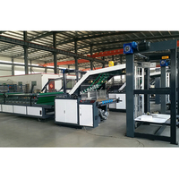 Laminoir à flûtes semi-automatique haute vitesse, machine à laminer électrique pour la fabrication de boîtes en carton ondulé