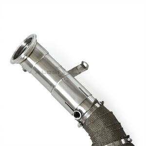Collecteur d'échappement à haut débit pour Lamborghini Hurricane STO 5.2 2020-2025, tuyau d'échappement en acier inoxydable avec bouclier thermique - Product Image 5