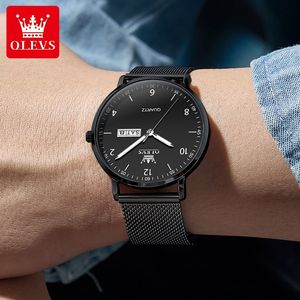   Reloj de Cuarzo para Hombre, 2996, Personalizado al por Mayor, de Lujo, con Logotipo Personalizado OEM, Estilo Delgado, Resistente al Agua, con Calendario, Superventas - Product Image 4