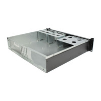 Boîtier de serveur 2U à profondeur réduite de 390 mm avec lecteur optique 5,25 pouces pour le stockage de données personnelles
