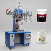 Machine de transfert thermique pour seaux en plastique, seaux à peinture, bouteilles en verre, logo en relief sur cuir, presse à chaud, machine de marquage à chaud