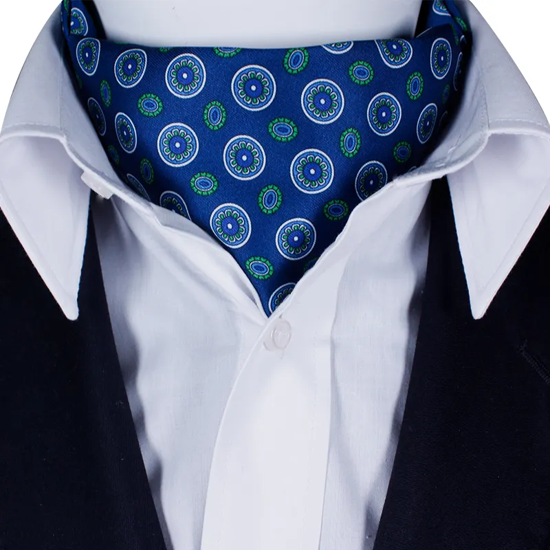 Mascotte en polyester personnalisé, vente en gros, cravate paisley