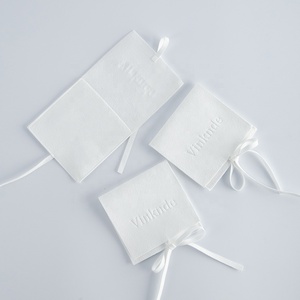 6*6 cm White Microfiber <b>Envelope</b> Velvet Pouches Small Jewelry Storage <b>Gift</b> Packaging Bags for Earrings Ring Bracelet Necklace - Product Image 3