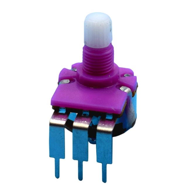 WH149 Rotary Potentiometer 503 (50k) with Switch B500K13mm Iron Handle Potentiometer Knob Trimmer Potentiometers