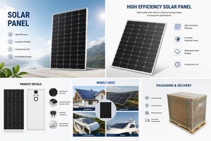 Panneau solaire semi-flexible 50W 100W 200W |   ETFE Monocristallin Léger 30 °   Chargeur solaire flexible - Product Image 2