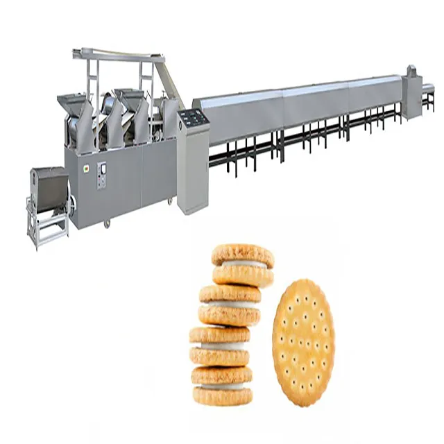 A máquina de fazer biscoito do sanduíche totalmente automática