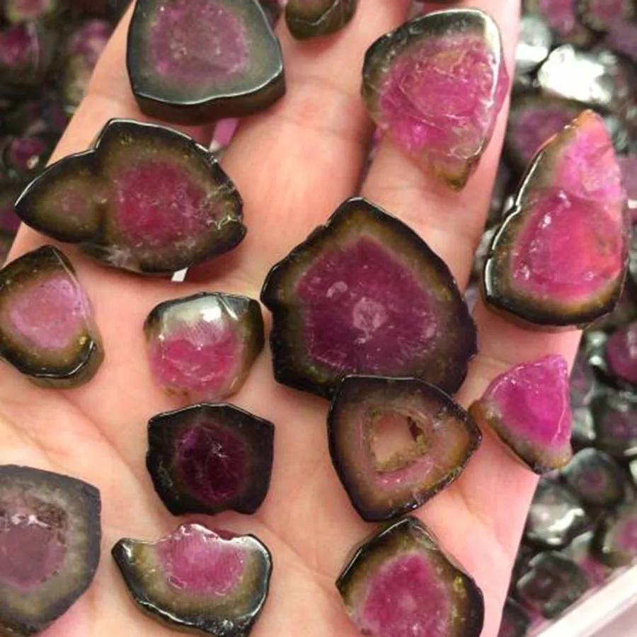 Multi Tourmaline Faceted slices Rose Cut Mini lot For Jewelry Setting Loose Gemstone Natural Watermelon Tourmaline Rose Cut Multi Tourmaline Faceted slices Rose Cut Mini lot For Jewelry Setting Loose Gemstone Natural Watermelon Tourmaline Rose Cut