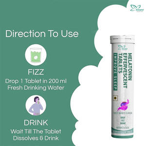 <span class=keywords><strong>Comprimés</strong></span> effervescents de mélatonine OEM ODM avec supplément d'extrait de camomille pour adultes favorisant un sommeil profond et un sommeil sain - Product Image 4