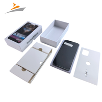 Boîte d'emballage vide en carton rigide pour téléphone portable, conception personnalisée OEM, couleur, taille, logo, matériaux recyclés écologiques, universelle