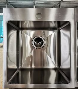 Lavelli da Cucina in Acciaio Inox 304 Nero da Appoggio, Prezzo di Fabbrica, Alta Qualità, Lavabo per Esterni per Appartamenti, Camper e Hotel - Product Image 4