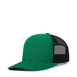 Desain kustom topi olahraga Snapback bisbol Premium Anda sendiri topi Trucker 2 nada terstruktur Logo tambalan bordir luar ruangan pria