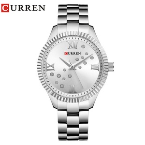 นาฬิกาข้อมือแฟชั่นผู้หญิง CURREN 9009 แบรนด์ดังหรูหรา สายสแตนเลส สไตล์คลาสสิก ของแท้ - Product Image 2