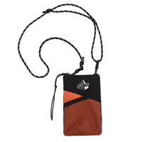 Sac bandoulière personnalisé en polyester Beckon pour usage quotidien, pochette de téléphone à bandoulière avec poche en filet