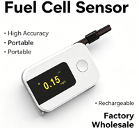 Airsense K1 Alat Tes Alkohol Portabel Profesional Sensor Sel Bahan Bakar Presisi Tinggi Baterai Lithium Tahan Cuaca Tahan Lama Tahan Variasi Tegangan