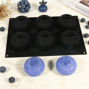 DIY Blueberry Cake Silicone Mold, Blueberry Scented Candle Silicone Mold, Plaster Ornament Silicone Mold, <b>Soap</b> Silicone Mold - Product Image 5