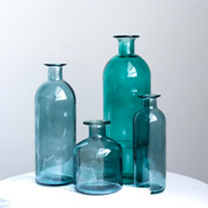 <span class=keywords><strong>Vase</strong></span> à fleurs en verre moderne rustique, thème <span class=keywords><strong>automne</strong></span>, toutes saisons, classique pour la chambre à coucher, fleurs décoratives, usage minimaliste - Product Image 4