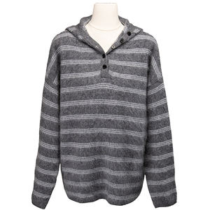 Pull en laine rayé pour femme, automne-hiver 2026, style décontracté, design tendance, tempérament, pull ample pour le travail - Product Image 2