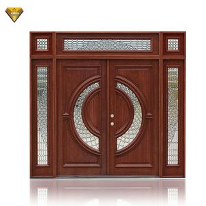 Luxury Modern Minimalist <strong>Design</strong> Solid Wood Entry <strong>Doors</strong> Contemporary Wooden Main Entrance for Villa or House Front - Product Image 3