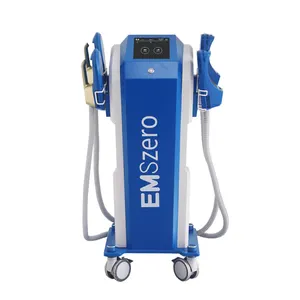 Azul Emszero Pro 4 alças Com Estimulador Muscular Rf Body Sculpting Muscle Building HIEMT Teslasculpt Slim Machine