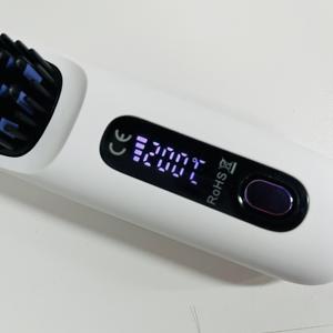 Brosse à cheveux électrique à batterie avec contrôle de température à 3 vitesses, brosse lissante réglable, écran LCD, mini, pour usage domestique - Product Image 5