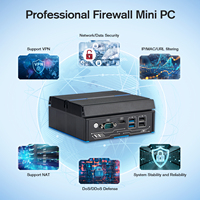 Mini PC Firewall con 6 Puertos Intel 2.5G Gigabit Ethernet, I3-6006U Quad-core, Gráficos Integrados para Red/Recopilación de Datos, Router VPN