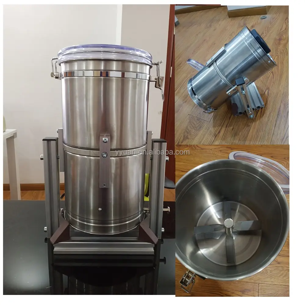 Mini mezclador pequeño para pellets para mezclador de laboratorio para plástico 60 Mezclador de paletas de doble cambio horizontal Leche en polvo 10 - 500 R.p.m Rpm