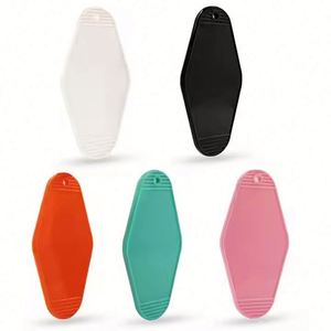 Design Designs <b>Custom</b> Blank Hotel <b>Keychains</b> Vintage Style Motel Plastic <b>Keychains</b> - Product Image 5