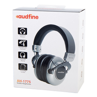 Casque de jeu filaire Audfine AH1775 supra-auriculaire avec micro, idéal pour les réunions, les podcasts, le studio et la musique