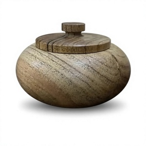 Wooden Spice <b>Jar</b> <b>Storage</b> Container Classic Design Multifunction 250mL Capacity Eco-Friendly Durable Wooden Lid Seasoning - Product Image 2