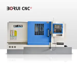 Mesin bubut BORUI BR570 CNC mesin bubut Horizontal 3000mm Torno kerja mesin bubut CNC