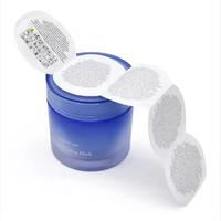 Étiquettes adhésives personnalisées à double couche, imperméables, imprimées avec du feuillage doré, estampées à chaud, pour l'emballage des rouges à lèvres et des soins de la peau