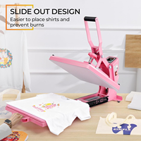 Nouvelle presse à chaud numérique semi-automatique électrique 15x15 pouces pour vêtements – Machine de transfert thermique pour T-shirts conviviale